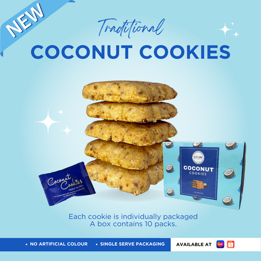 Traditional Coconut Cookies (Halal) - 10 packs